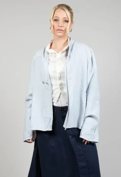 Umit Unal Jackets^Textured Jacket in Original Cool Blue