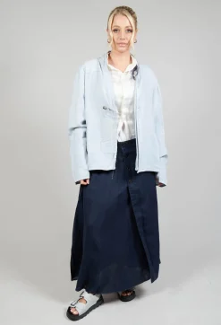 Umit Unal Jackets^Textured Jacket in Original Cool Blue
