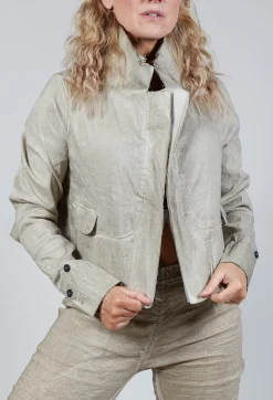 Rundholz Mainline Jackets^Textured Jacket in Straw Cloud
