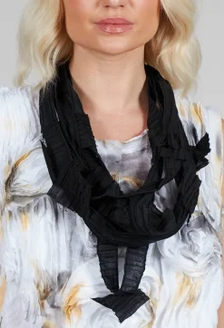 Tadashi Necklaces^Textured Long Necklace in Black