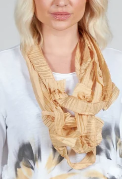 Tadashi Necklaces^Textured Long Necklace in Gold