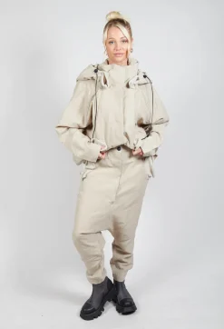 Rundholz Dip Trousers^Textured Straight Leg Trousers in Eraser Mel