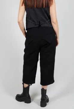 Aleksandr Manamis Trousers^Textured Trousers in Black