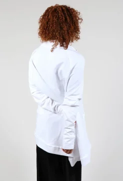 Bread and Butter Jackets^Textured Zipper Jacket in White