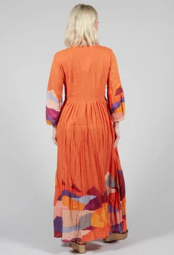 Rene Derhy Dresses^Theatral Dress in Orange