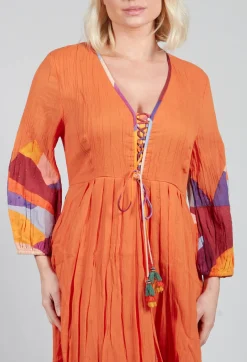 Rene Derhy Dresses^Theatral Dress in Orange