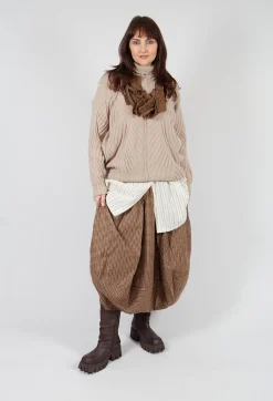 Marc Point Jumpers^Thick Knit Jumper in Beige