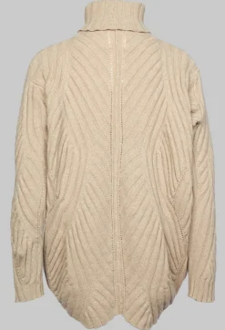 Marc Point Jumpers^Thick Knit Jumper in Beige