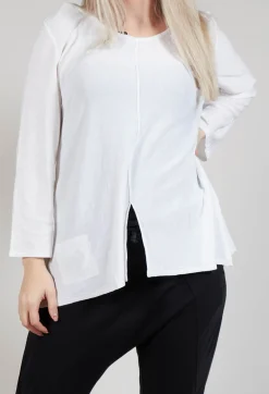 Philomena Christ Jumpers^Tie Back Long Sleeve Top in White