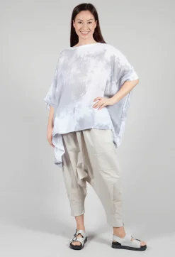 Moyuru Shirts & Blouses^Tie Dye Effect Crinke Shirt in White