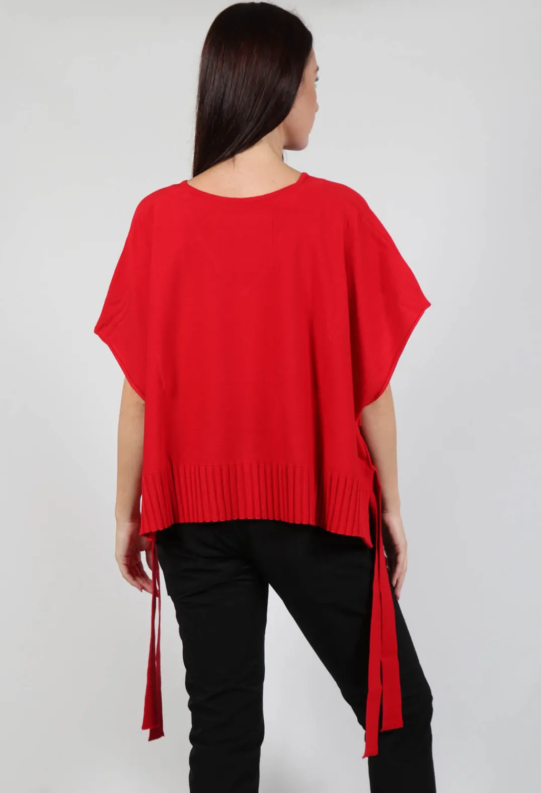 Philomena Christ Jumpers^Tie Sides Sweater Vest in Red