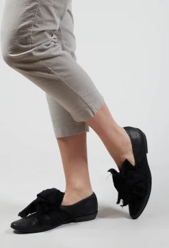 Rundholz Mainline Flats^Tied Bow Slip On Shoes in Black