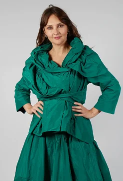 Bize Jackets^Tiered Jacket in Green