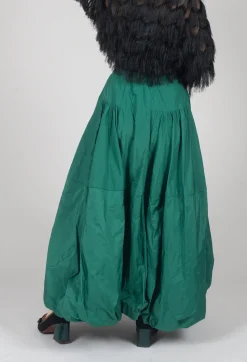 Bize Skirts^Tiered Maxi Skirt in Green