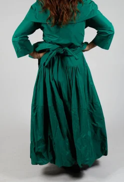 Bize Skirts^Tiered Maxi Skirt in Green