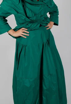 Bize Skirts^Tiered Maxi Skirt in Green