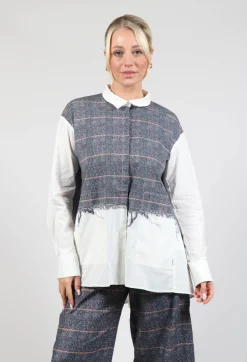 Elemente Clemente Shirts & Blouses^Timani Blouse in Night orange Check