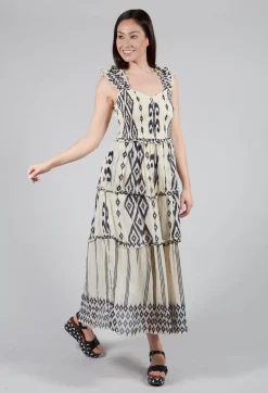 Rene Derhy Dresses^Timeo Aztec Dress in Ecru
