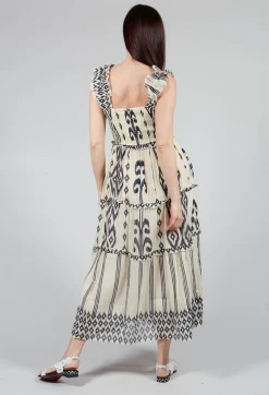 Rene Derhy Dresses^Timeo Aztec Dress in Ecru