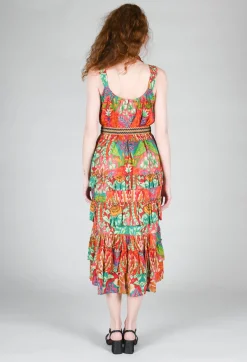 Rene Derhy Dresses^Tonique Dress in Red Floral Print
