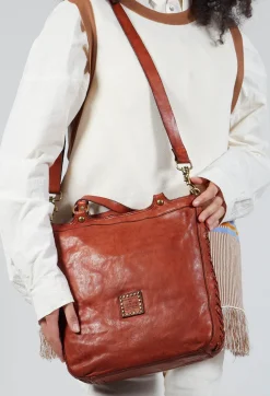 Campomaggi Bags^Top Handle Bag in Cognac