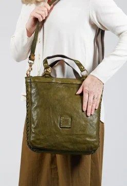 Campomaggi Bags^Top Handle Bag in Military