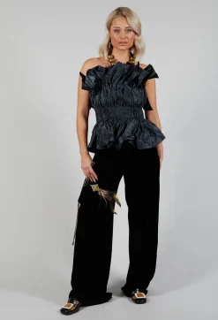 Xenia Design Tops^Top Pola In Dark Grey