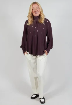 Beatrice B Shirts & Blouses^Torre Blouse in Purple