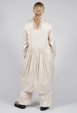 Aleksandr Manamis Coats^Treasury Drape Coat in Cream