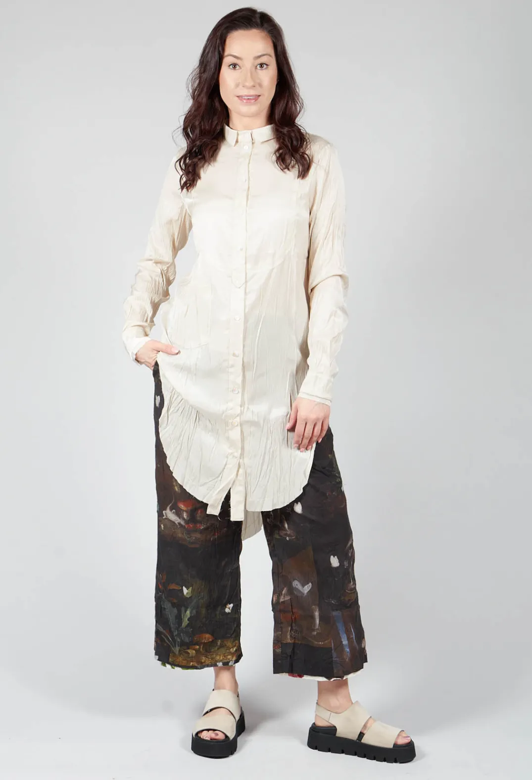 Aleksandr Manamis Shirts & Blouses^Treasury Tongue Shirt in Cream