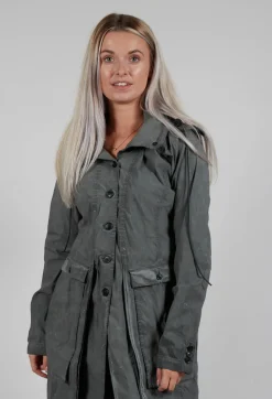 Rundholz Dip Coats^Trench Coat in Pencil Cloud