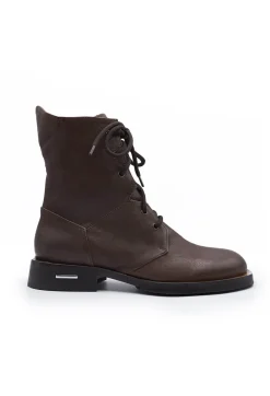 Malloni Boots^Tronchetto Fuco Boots in Moro