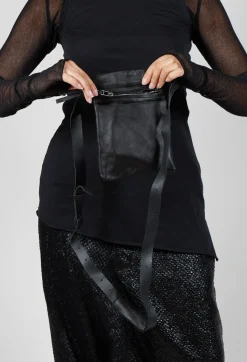 Pal Offner Bags^Trouser Detail Bag in Black