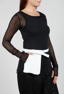 Pal Offner Bags^Trouser Detail Bag in White