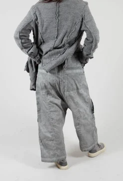 Rundholz Dip Trousers^Trousers with Bleached Stitching in Pencil Cloud
