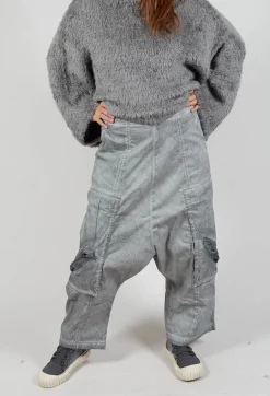 Rundholz Dip Trousers^Trousers with Bleached Stitching in Pencil Cloud