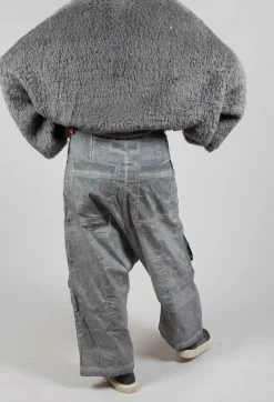 Rundholz Dip Trousers^Trousers with Bleached Stitching in Pencil Cloud
