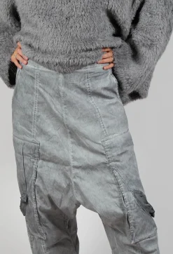 Rundholz Dip Trousers^Trousers with Bleached Stitching in Pencil Cloud