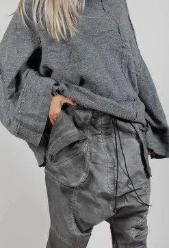 Rundholz Dip Trousers^Trousers with Statement Pockets in Pencil Cloud