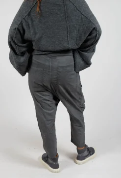 Rundholz Dip Trousers^Trousers with Statement Pockets in Coal Cloud