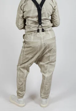 Rundholz Dip Trousers^Trousers with Suspenders in Eraser