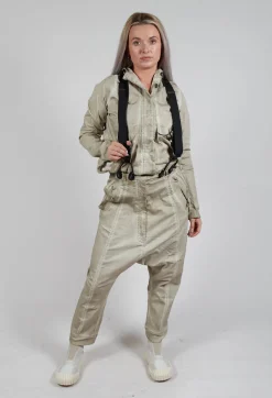 Rundholz Dip Trousers^Trousers with Suspenders in Eraser