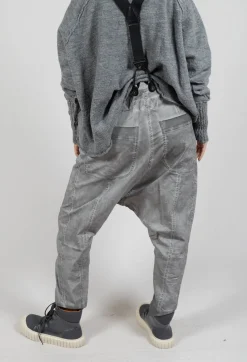 Rundholz Dip Trousers^Trousers with Suspenders in Pencil Cloud