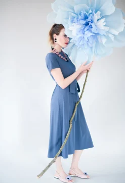Sarah Pacini Dresses^T-Shirt Dress in Midnight Blue