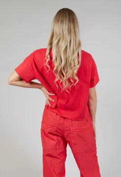 Album Di Famiglia Tops^T-Shirt HC in Poppy Red