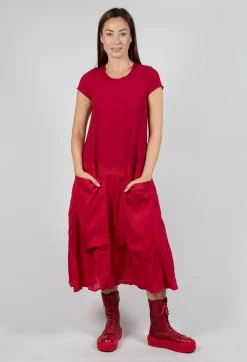 Rundholz Mainline Dresses^T-Shirt Pocket Dress in Sunset Cloud