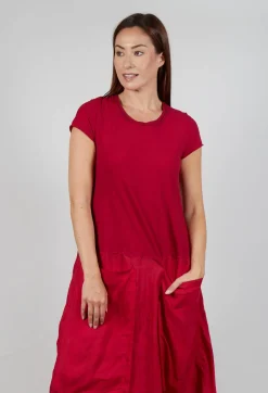 Rundholz Mainline Dresses^T-Shirt Pocket Dress in Sunset Cloud