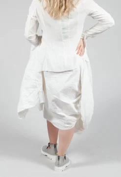 Rundholz Mainline Skirts^Tucked Fabric Skirt in Callas
