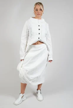 Rundholz Mainline Skirts^Tucked Fabric Skirt in Callas