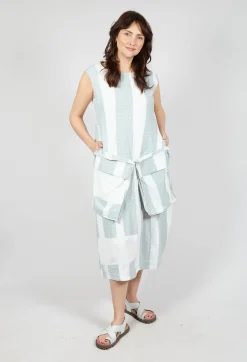 Rundholz Black Label Dresses^Tulip Dress with Feature Pockets in Grey Print